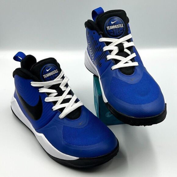Nike Team Hustle D9 GS Royal Blue - Sz: 5.5Y - Picture 1 of 7